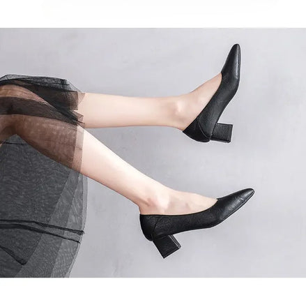 Agis Deri Topuklu Ayakkabı