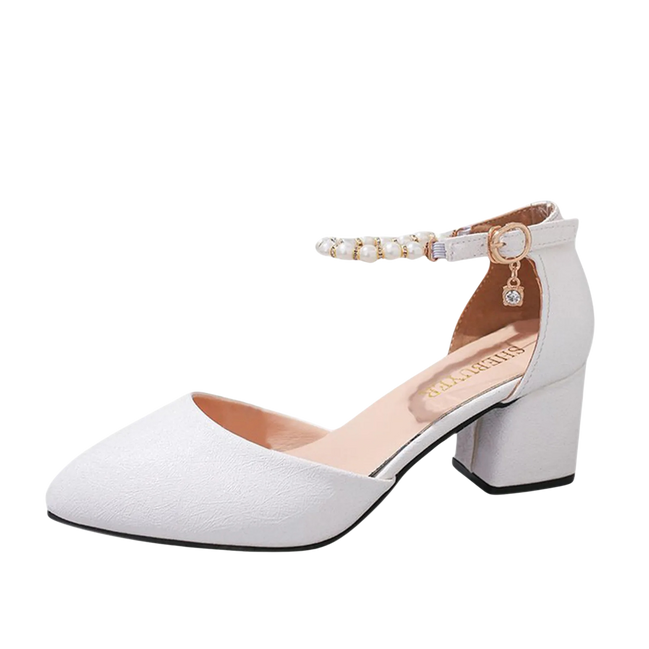 Silenos Deri Topuklu Ayakkabı