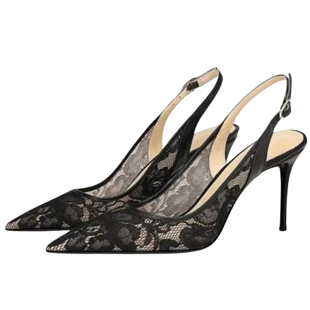 Nyks Örgü Nefes Alabilen Topuklu Ayakkabı