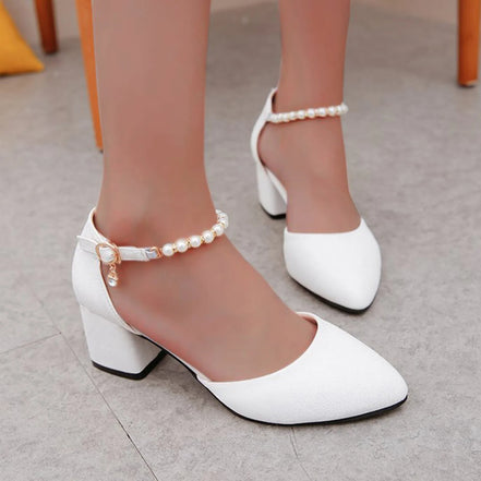 Silenos Deri Topuklu Ayakkabı